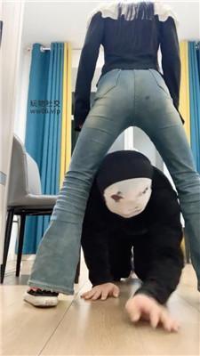 妙妙碾压狗爪/强制闻鞋/高跟踩踏/牛仔裤坐脸 bf49563