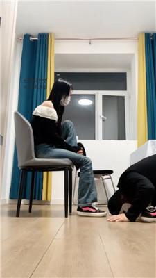 妙妙牛仔裤坐脸窒息/清理脏鞋黑棉袜 JS250120-16