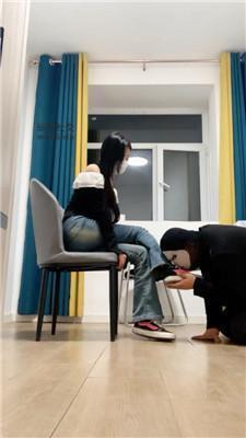 妙妙牛仔裤坐脸窒息/清理脏鞋黑棉袜 JS250120-16