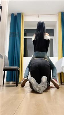 妙妙牛仔裤坐脸窒息/清理脏鞋黑棉袜 JS250120-16