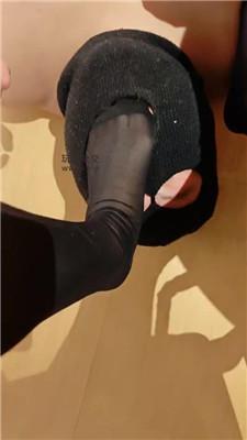 玉主子休闲鞋黑丝踩/脚下喂食 JS250120-8