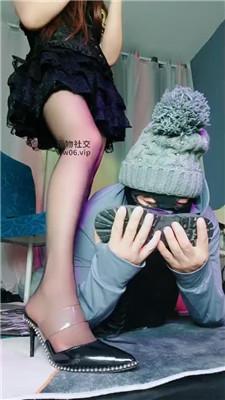 美柠圣水泡丝袜/长靴黑丝胯下羞辱 JS250118-6