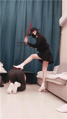 羽唯姐姐骑马sp抽耳光/高跟短靴玉足虐 JS250118-40