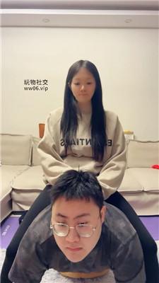 埋汰骑狗背玉足狂舔踩踏上 JS250205-38