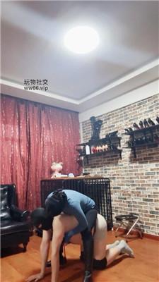 冷颜骑马驯化/闻舔白袜/长靴踩踏 JS250203-9