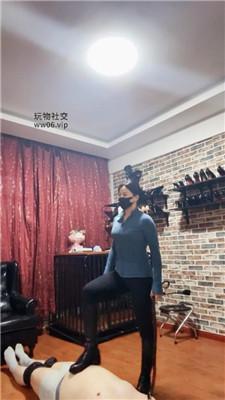 冷颜骑马驯化/闻舔白袜/长靴踩踏 JS250203-9
