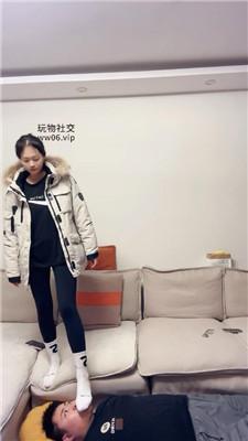 埋汰骑马骑脖-白袜踩踏蹂躏 JS250203-5