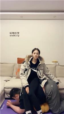 埋汰骑马骑脖-白袜踩踏蹂躏 JS250203-5