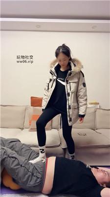 埋汰骑马骑脖-白袜踩踏蹂躏 JS250203-5