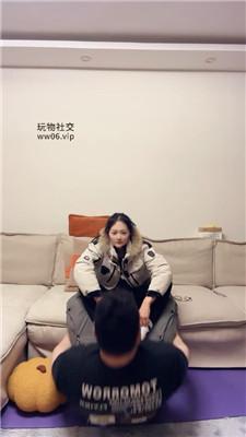 埋汰骑马骑脖-白袜踩踏蹂躏 JS250203-5