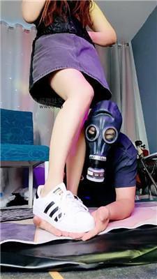 美柠面具呼吸控制-贝壳头胯下辱 JS250128-2