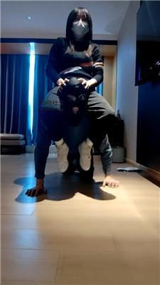 奇了怪了运动鞋白袜踩踏/骑马骑脖 JS250127-12