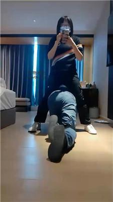 奇了怪了运动鞋白袜踩踏/骑马骑脖 JS250127-12