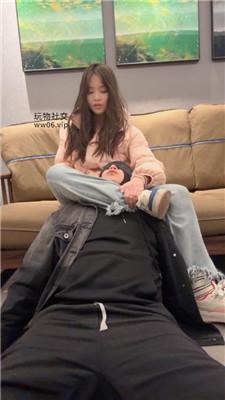 素人挖掘机素人S-腿绞窒息/踩踏/抽耳光 JS250214-43