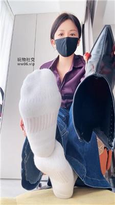 冷颜臭白袜短靴灯 250207-6