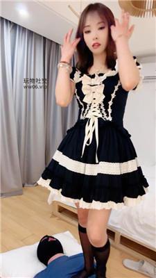 兔S公主裙S-黑丝踢踹/转胯狗爬/衣架抽 bf50023