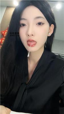 千千抽牌炸吊带红黑丝 250224-7