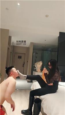 夏夏舔白袜裸足/舌头灭烟 JS250224-8