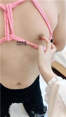 黑心小魔女洛丽塔S-捆绑虐乳滴蜡/舔闻脏鞋白丝 JS250224-6