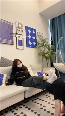 香芋朱朱骑马狗爬/重度sp/脚踩喂食/舔小白鞋白袜 JS250222-9