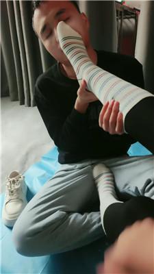 娜S超臭棉袜气味辱 JS250222-7