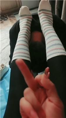 娜S超臭棉袜气味辱 JS250222-7