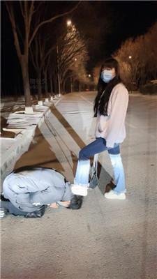 大小姐S深夜户外捆绑遛狗 JS250220-26