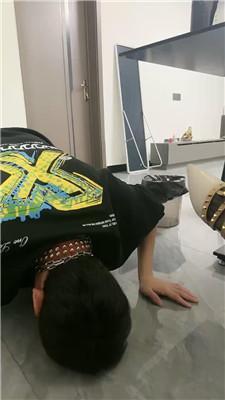 黑色夫人铆钉鞋黑丝插嘴恋足 JS250221-6