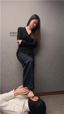 狗哥白领S-高跟短靴白袜踩虐 bf50466