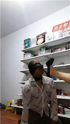 反差牛仔短裤女神黑丝虐双视角版 JS250302-11