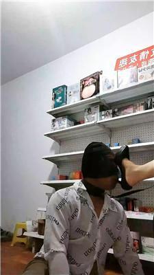 反差牛仔短裤女神黑丝虐双视角版 JS250302-11