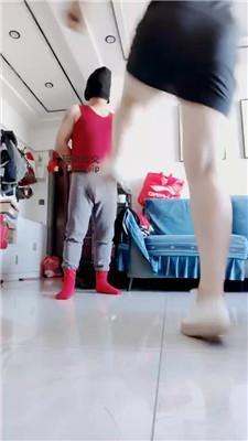 李老师小白鞋全体重踩踏 JS250219-5