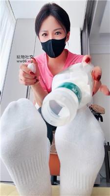 冷颜白棉袜香水粗口乳母 250305-9