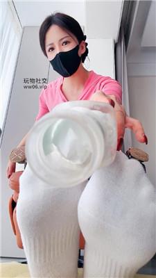 冷颜白棉袜香水粗口乳母 250305-9