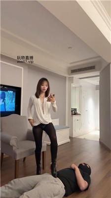 Mico兔高跟长靴黑丝踢踹踩-重度鞭打 bf50942