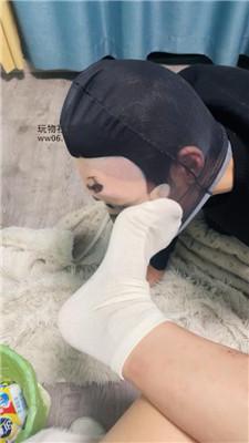 沐沐大大运动后原味小白鞋白袜虐杀 JS250113-9