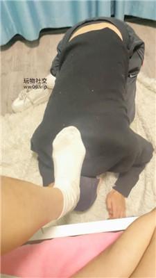 沐沐大大运动后原味小白鞋白袜虐杀 JS250113-9