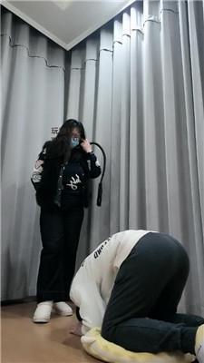 拽拽雪地靴臭棉袜气味辱/骑马鞭打 JS250112-34