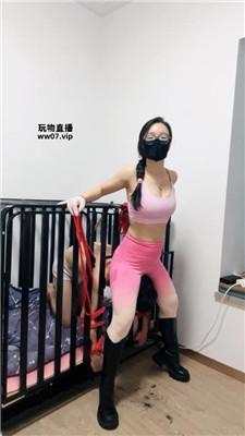 南月女神口球塞嘴-捆绑囚禁狗笼 JS250324-3