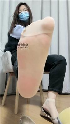 拽拽近距离-肉丝脚捂脸窒息 JS250108-28