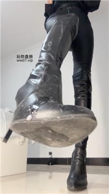 酒鸽皮裤皮靴 250308-6