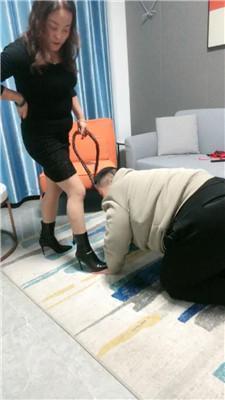 冰色高跟短靴虐打踩 JS250308-20