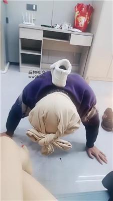 苏苏不苏毛拖鞋脚下玩废物 JS250304-4