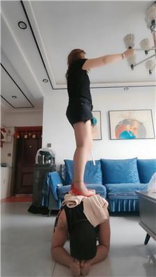 李老师戒尺虐打/全体重踩踏双视角版 JS250314-2