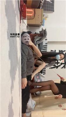Wh情侣双S-丝袜美腿踩/拴狗链/坐脸窒息双视角版 JS250312-28