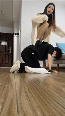 沐沐大大捆绑藤条抽/皮鞋白袜虐 JS250311-25