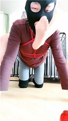 缘彼大大狗笼捆绑卑微囚禁 JS250319-38