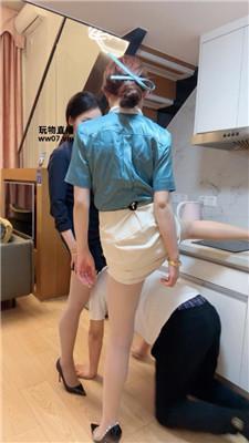 泡芙双空姐S-骑马转胯-轮流高跟踩踏 JS250326-24