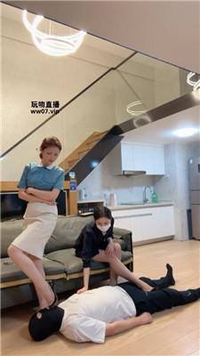 泡芙双空姐S-骑马转胯-轮流高跟踩踏 JS250326-24