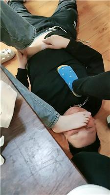 九创双S-囚禁狗笼-棉袜脚踩 JS250327-42